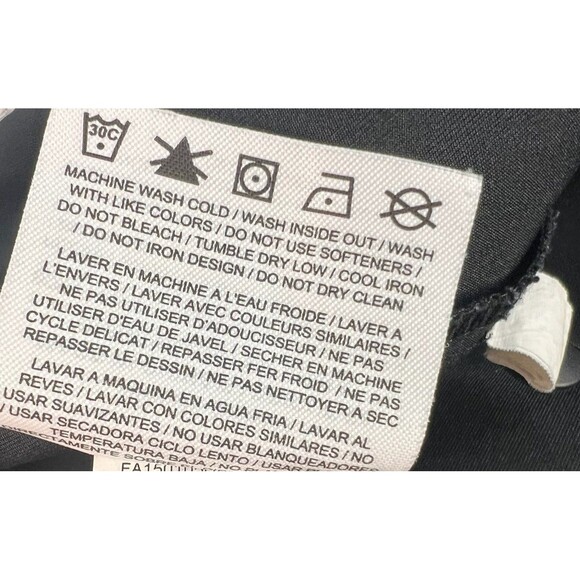 Nike Golf Dri-Fit  Womens Skort  all Black Sz 8 W/ Pockets Preppy Country Club - Picture 8 of 8